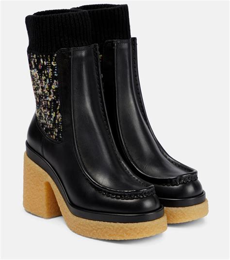 chloe jamie|Shop Chloé Jamie Leather Ankle Boots .